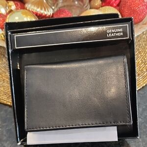 Genuine Leather Black Wallet